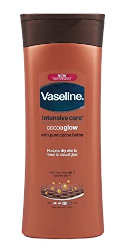 Vaseline 1 Intensive Care Cocoa Glow Body Lotion, 400Ml - Bellso